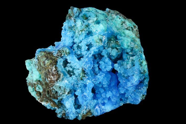 Vibrant Blue, Botryoidal Gibbsite - China #146958